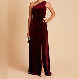 NWT BIRDY GREY Kira Dress in Velvet Cabernet NWT